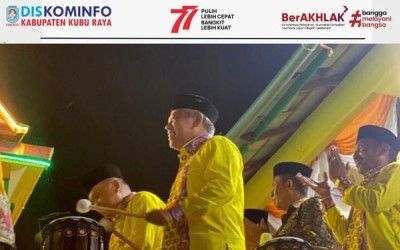 Pembukaan MTQ ke XXX Tingkat Provinsi Kalimantan Barat di Stadion Tentemak Kabupaten Ketapang