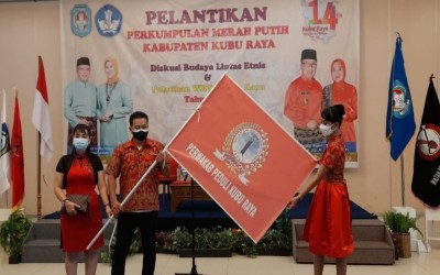 Bupati Kubu Raya Muda Mahendrawan Hadiri Pelantikan Perkumpulan Merah Putih Kabupaten Kubu Raya