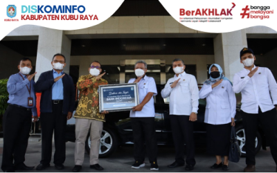 Penyerahan Bantuan Hibah Kendaraan dari Perwakilan Bank Indonesia (BI) Provinsi Kalimantan Barat